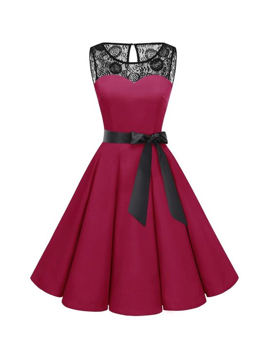 1950ndate Rockabilly stiilis kleit