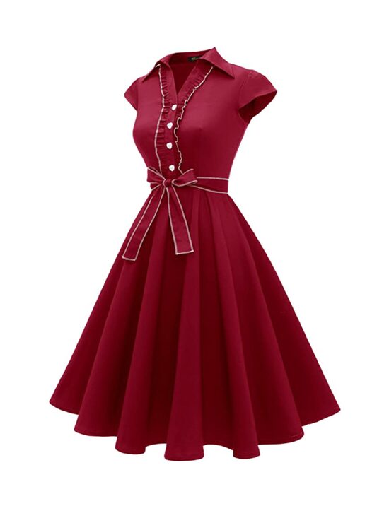 1950ndate Rockabilly stiilis kleit