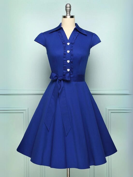 1950ndate Rockabilly stiilis kleit