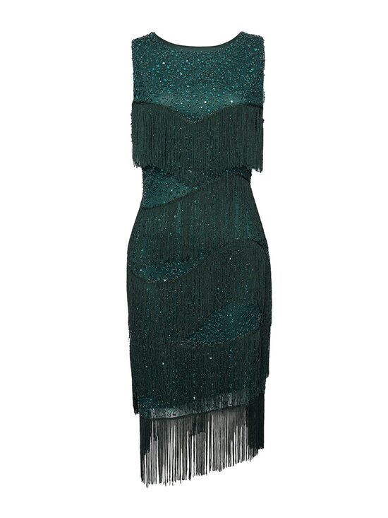 Great Gatsby stiilis flapper-kleit / narmaskleit / litterkleit